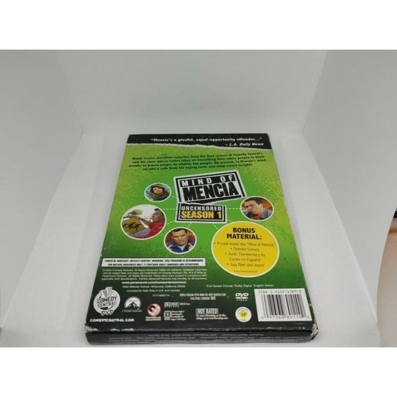 Mind of Mencia: Season One (Uncensored) - DVD By Carlos Mencia - VERY GOOD - Picture 2 of 12